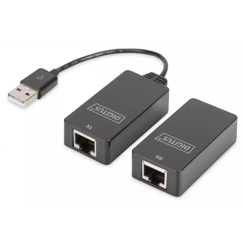 DIGITUS USB 1.1 -jatko Cat5/5e/6 kautta