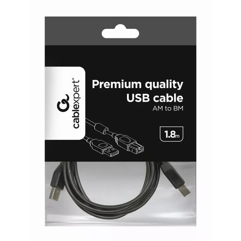 GEMBIRD Premium-laatu USB A-uros B-uros kaapeli – 2 m