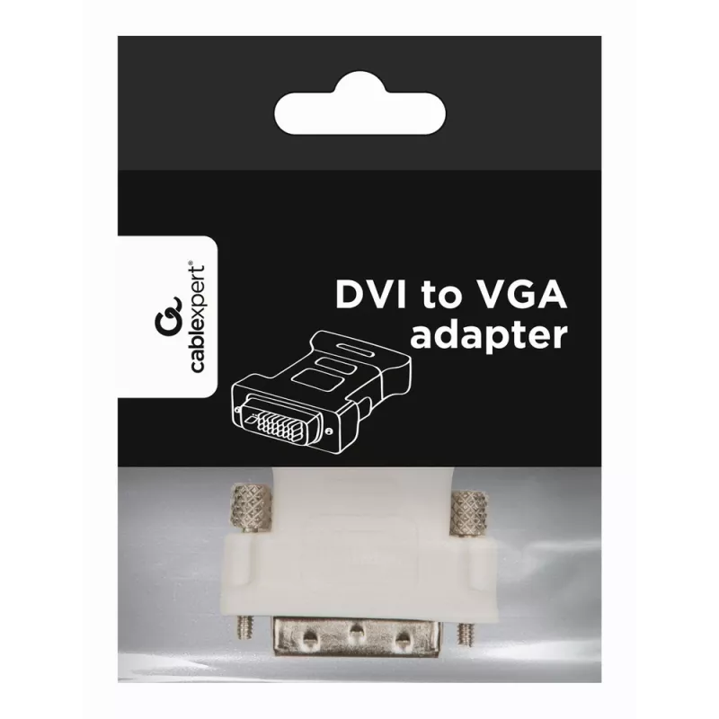 GEMBIRD sovitin DVI-A uros VGA 15-pin HD (3 riviä) naaras