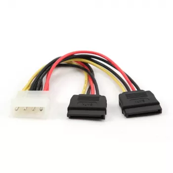 GEMBIRD virtakaapeli 15 cm 2x SATA / bulk-pakkaus (cc-sata-psy)