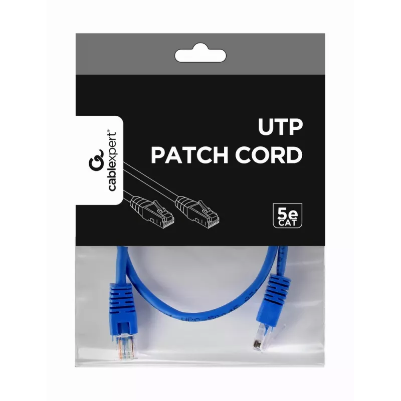 GEMBIRD patch-kaapeli - Cat 5e - UTP - 50 cm - sininen