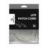 Verkkokaapeli GEMBIRD PP12-7.5M, 7,5 m, RJ-45 - RJ-45, valkoinen