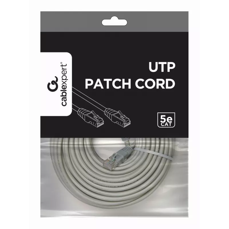 GEMBIRD verkkokaapeli – Cat 5e – UTP – 15 m – harmaa