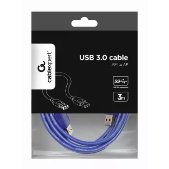 GEMBIRD USB 3.0 jatkokaapeli 3 m