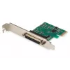 DIGITUS rinnakkaisliitäntä I/O, 1-porttinen, PCIe-lisäkortti 1x DB25 naaras