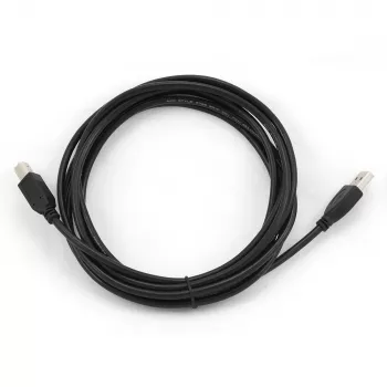 GEMBIRD USB 2.0 A-uros / B-uros -kaapeli 3 m (10 ft) – musta / bulkkipaketti (ccp-USB2-ambm-10)
