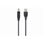 USB-kaapeli, Gembird 4,5 m USB 2.0 A/B uros, musta, uros/uros