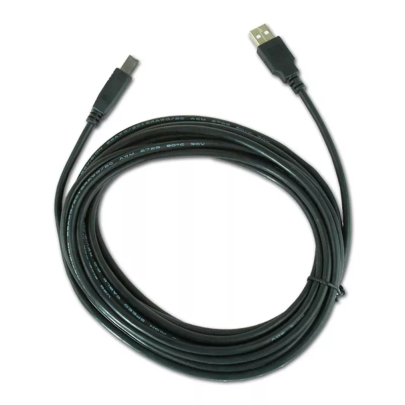 USB-kaapeli, Gembird 4,5 m USB 2.0 A/B uros, musta, uros/uros