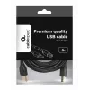 GEMBIRD premium-laatu USB A-uros B-urokseen, 3 m