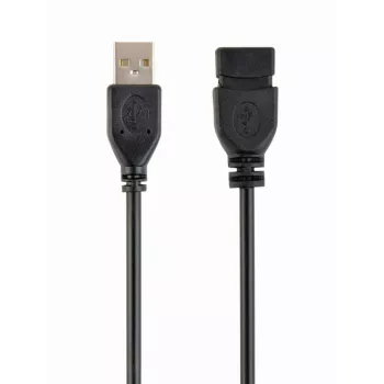 GEMBIRD USB 2.0 Type-A – USB Type-A jatkokaapeli (AM/AF), 1 m - musta