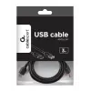Gembird CCP-USB2-AMAF-10 USB 2.0 A-tyypin jatkokaapeli (AM/AF), 3 m, musta