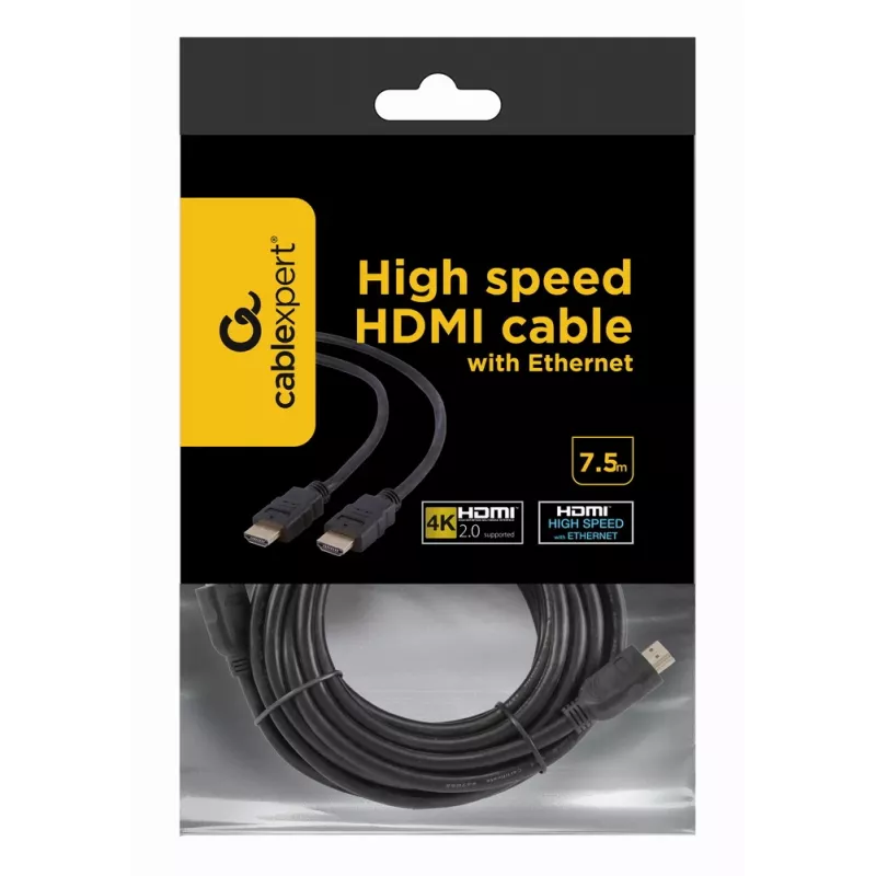 GEMBIRD HDMI V.1.4 -kaapeli uros-uros / 7,5 m bulkkipaketti (cc-hdmi4-7,5m)