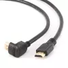 GEMBIRD suurnopeus-HDMI-kaapeli Ethernetillä, 90 astetta ylöspäin kulma uros, 3 m