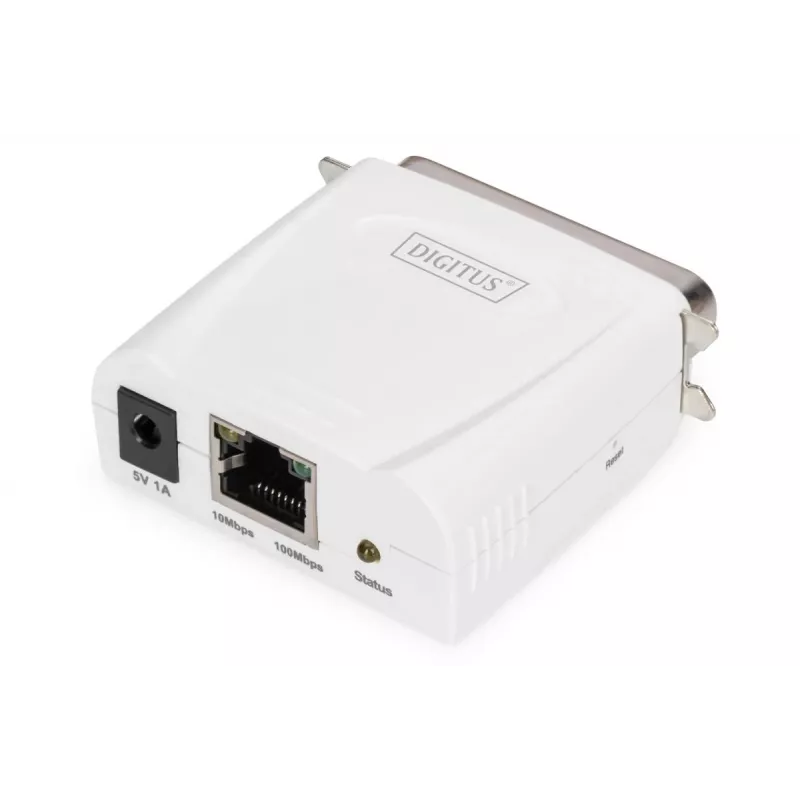 DIGITUS Fast Ethernet -tulostinpalvelin rinnakkainen (dn130011)