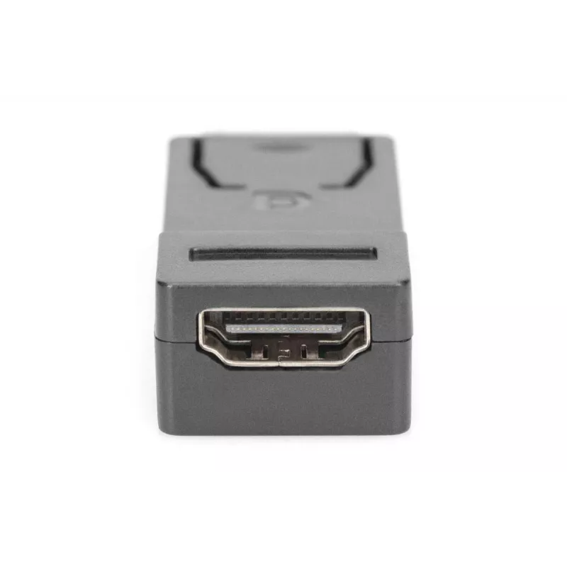DIGITUS ASSMANN DisplayPort-adapteri, DP - HDMI tyyppi A M/B, lukituksella, CE musta