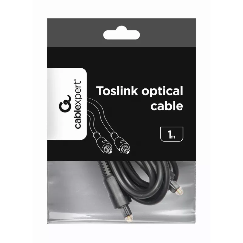 Toslink-äänikaapeli Gembird CC-OPT-1M musta 1 m