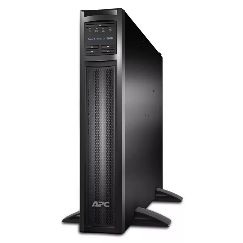 APC Smart-UPS X SMX3000RMHV2UNC - 3000VA, 8x C13, 1x C19 lähtö, USB, laajennettava käyttöaika, NMC