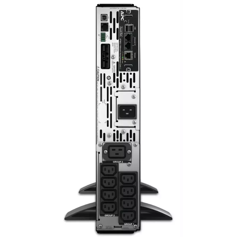 APC Smart-UPS X SMX3000RMHV2UNC - 3000VA, 8x C13, 1x C19 lähtö, USB, laajennettava käyttöaika, NMC
