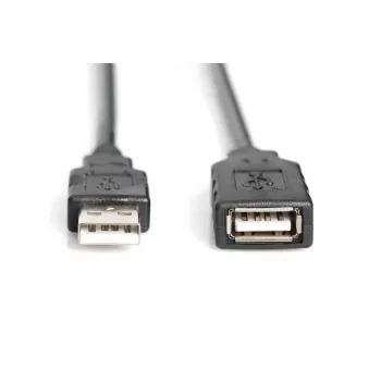 DIGITUS USB 2.0 -toistinkaapeli USB A -pistoke / A -liitin 10 m (DA-73100-1)