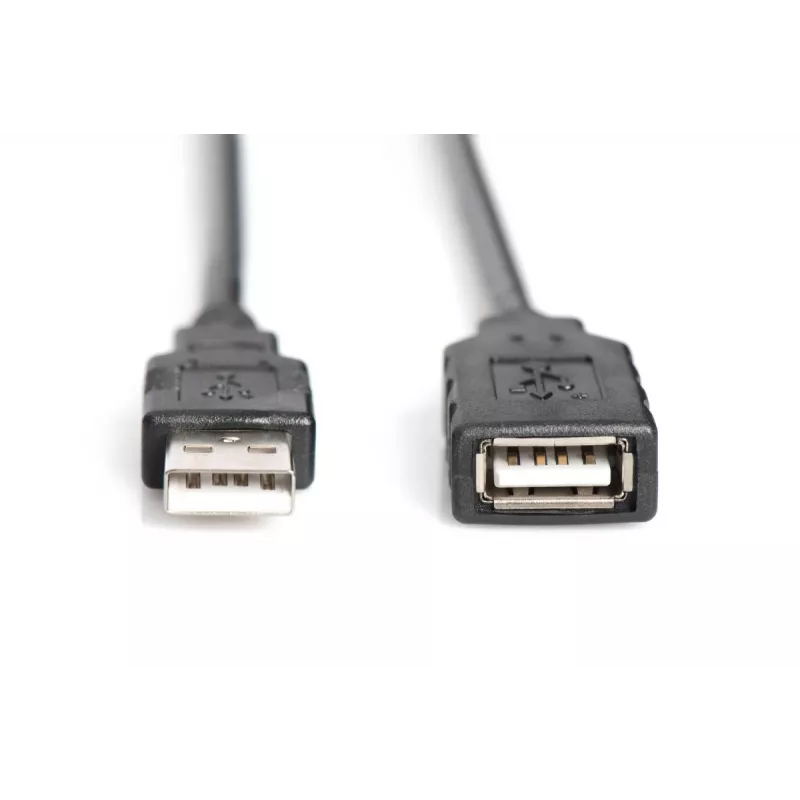 DIGITUS USB 2.0 -toistinkaapeli USB A -pistoke / A -liitin 10 m (DA-73100-1)