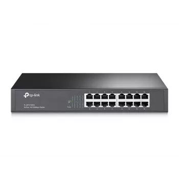 TP-Link TL-SF1016DS verkkokytkin hallitsematon Fast Ethernet (10/100) 1U musta