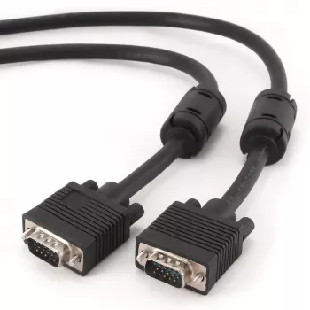 GEMBIRD Premium VGA HD15M/HD15M kaksinkertaisesti suojattu 2*ferriittisydämellä 2,0 m kaapeli / musta