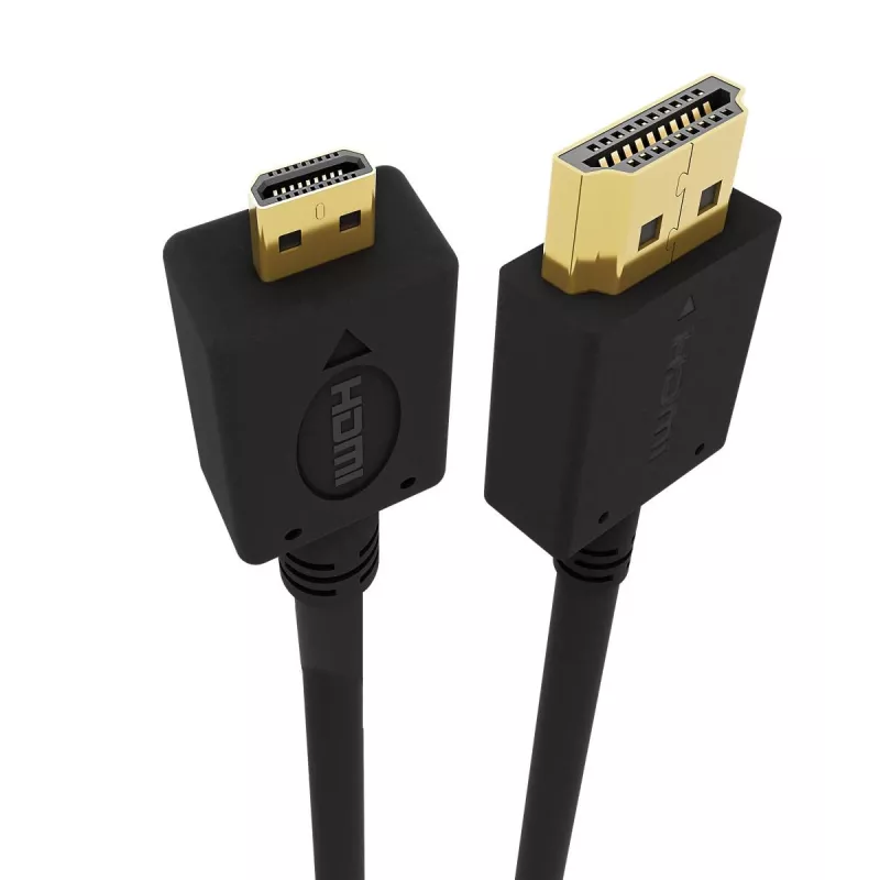Gembird CC-HDMID-6 HDMI–Micro HDMI (Type D) -kaapeli, kullattu, 1,8 m, musta