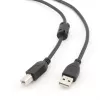 GEMBIRD Premium Quality USB A -pistoke B-pistoke -kaapeli 4,5m - musta
