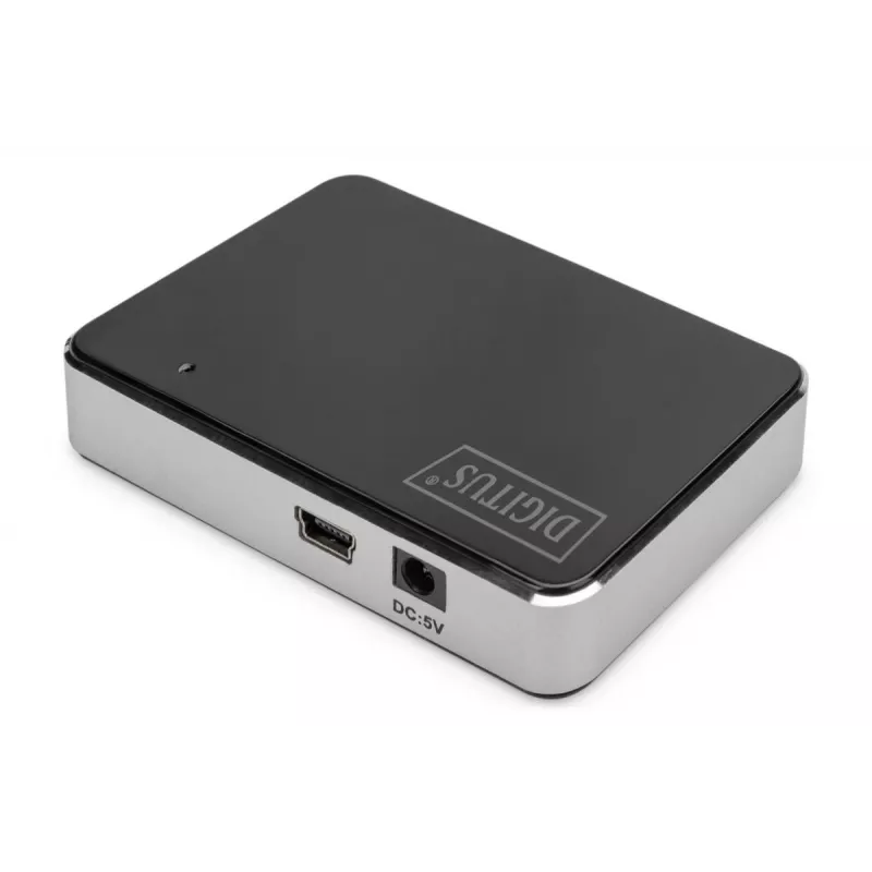 DIGITUS USB 2.0 -keskitin 4-porttinen (da-70220)