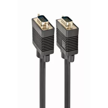 GEMBIRD Premium VGA HD15M/HD15M kaksinkertaisesti suojattu 2 ferriittisydämellä 10m kaapeli/ musta