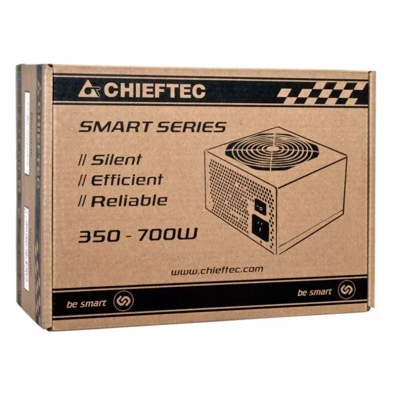 Chieftec Smart GPS-400A8 virtalähde 400 W 20+4 pin ATX ATX musta