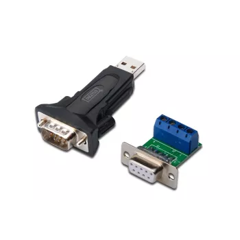 DIGITUS USB 2.0 -sarjaportti muunnin RS485 sis. USB-A-kaapeli 80 cm USB-A M / USB-A F