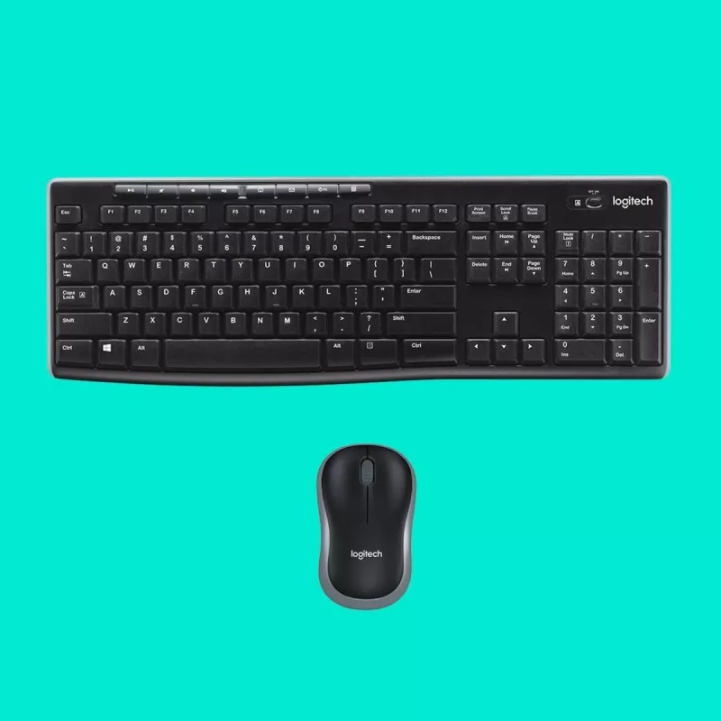 LOGITECH langaton työpöytäsarja Mk270 - QWERTY US Int - EER