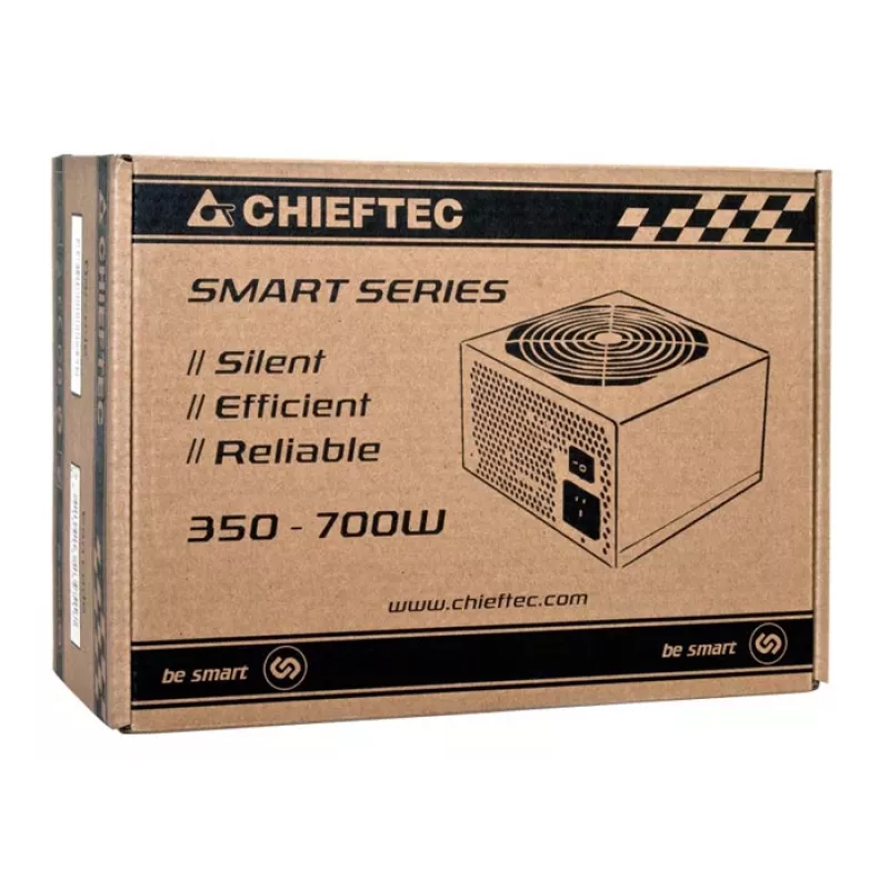Chieftec Smart GPS-500A8 -virtalähde 500 W 20+4 pin ATX ATX musta