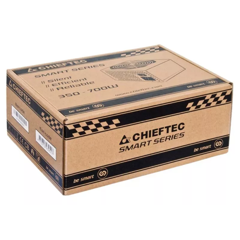 Chieftec Smart GPS-500A8 -virtalähde 500 W 20+4 pin ATX ATX musta