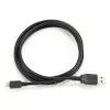 GEMBIRD kaksipuolinen USB 2.0 AM - Micro-USB -kaapeli, 1 m - musta