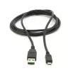 GEMBIRD kaksipuolinen USB 2.0 AM - Micro-USB -kaapeli, 1 m - musta