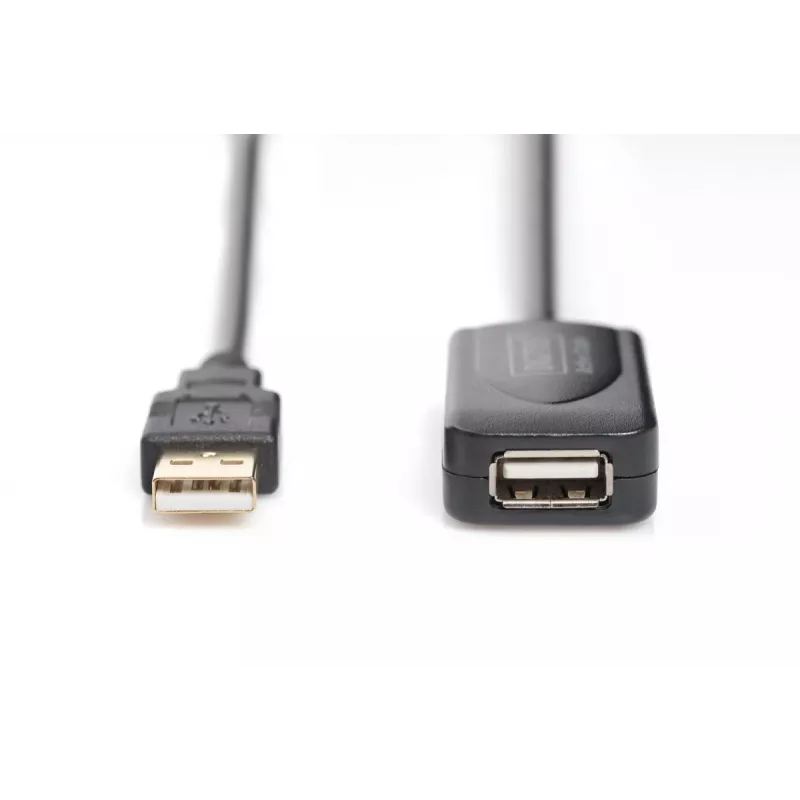 DIGITUS USB 2.0 -toistinjatkokaapeli 5 m