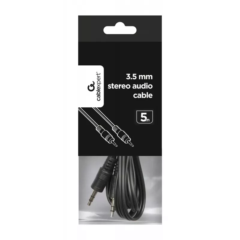 Audiokaapeli Gembird CCA-404-5M 3,5 mm musta