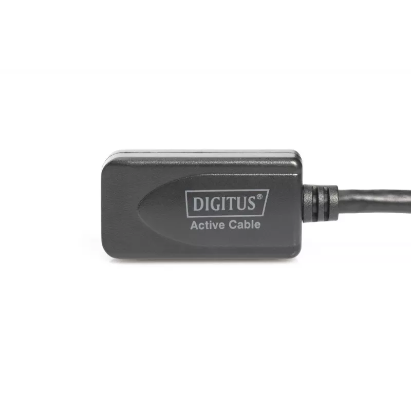 DIGITUS USB 2.0 -toistinkaapeli USB A uros / A naaras 20 m (DA-73102)