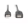 DIGITUS USB 2.0 -toistinkaapeli USB A uros / A naaras 15 m (DA-73101)