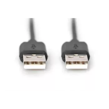 DIGITUS USB-liitäntäkaapeli A 1 m USB 2.0 yhteensopiva