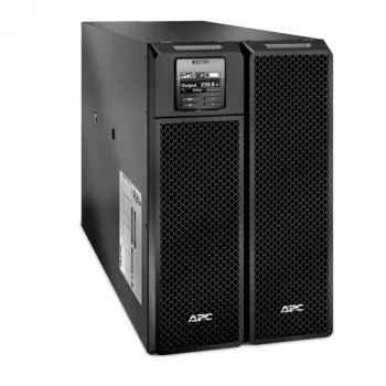 APC Smart-UPS On-Line, 8kVA/8kW, torni, 230V 3:1 ja 1:1, 6x C13+4x C19 IEC-lähdöt, verkkokortti+SmartSlot, pidennetty käyttöaika, ilman kiskosarjaa
