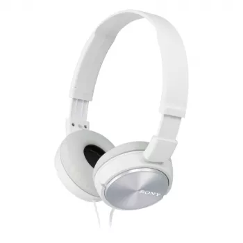 Sony MDR-ZX310AP, johdollinen, 10 - 24000 Hz, puhelut/musiikki, 125 g, kuulokemikrofoni, valkoinen