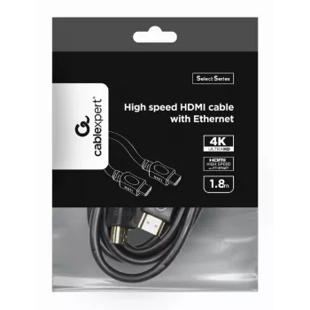GEMBIRD High-Speed-HDMI-kaapeli Ethernetillä - Select Series, 2,0 m