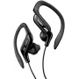 JVC HA-EB75-B-E urheilu-nappikuulokkeet korvakoukulla, langalliset 3,5 mm, roiskeenkestävät, 16–20000 Hz, 1,2 m johto, mustat