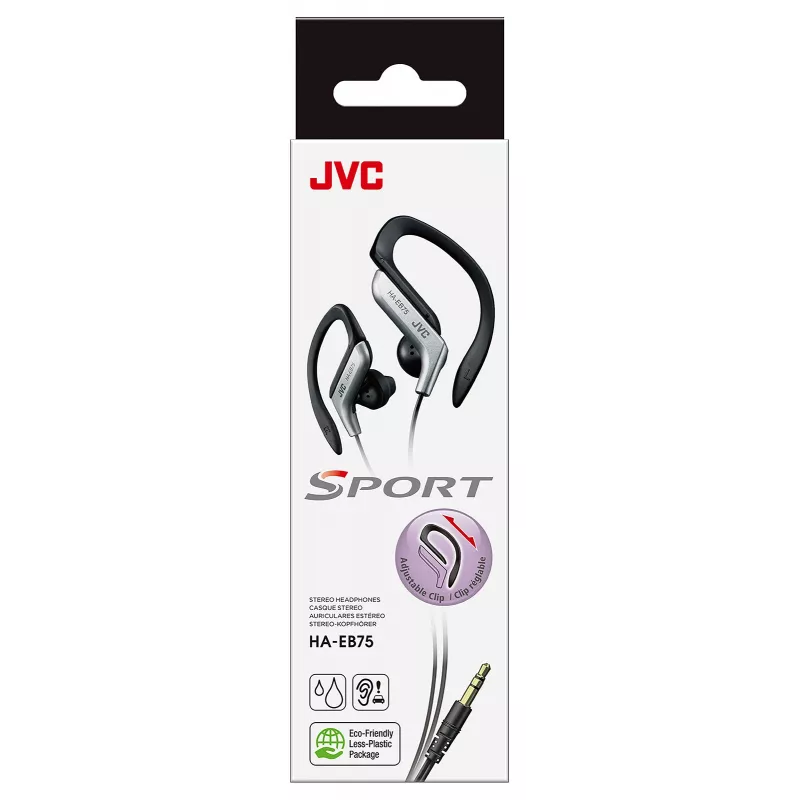 Kuulokkeet JVC HA-EB75 Sports johdollinen hopea