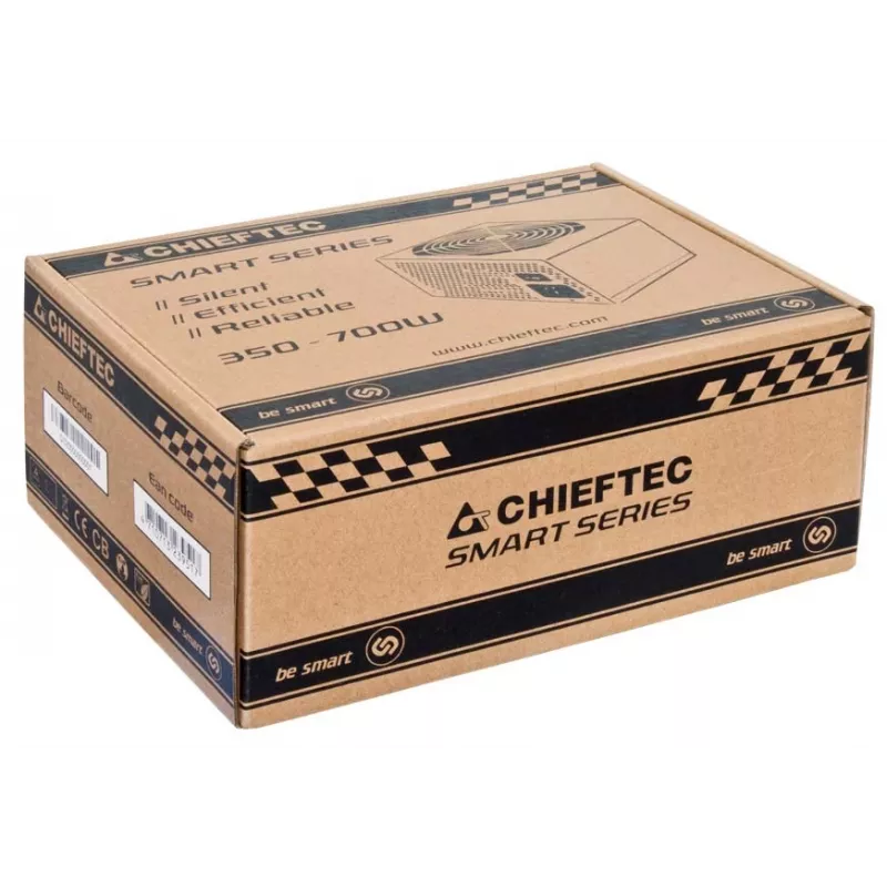 Chieftec Smart GPS-600A8 virtalähde 600 W 20+4 Pin ATX ATX musta