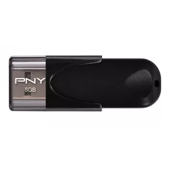 PNY Attache 4 2.0 - 8GB USB-muistitikku - USB 2.0 - kirjoitus 8 MB/s luku 25 MB/s