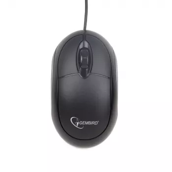 GEMBIRD hiiri Optical MUS-U-01 - 3 painiketta rulla USB musta
